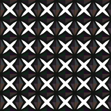 Modern geometrik vektör tasarımı, kusursuz desen çizimi