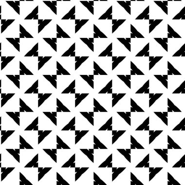 Geometrik süslemeli vektör deseni. Kusursuz tasarım dokusu.