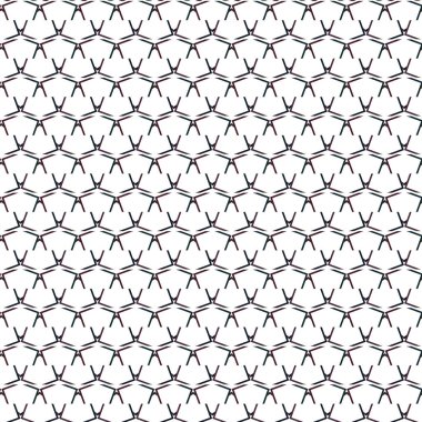 Modern geometrik vektör tasarımı, kusursuz desen çizimi