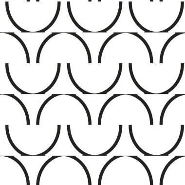 Geometrik süslemeli vektör deseni. Kusursuz tasarım dokusu.