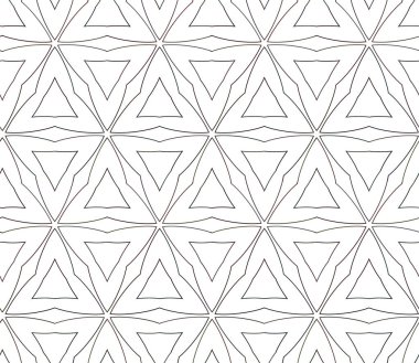 Geometrik süslemeli vektör deseni. Kusursuz tasarım dokusu. 