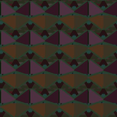 Geometrik süslemeli vektör deseni. Kusursuz tasarım dokusu.