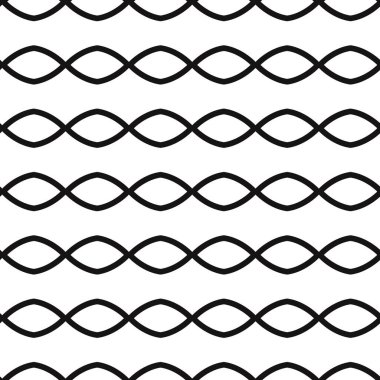 Geometrik süslemeli vektör deseni. Kusursuz tasarım dokusu. 