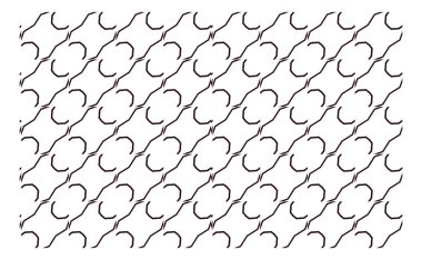 Modern geometrik vektör tasarımı, kusursuz desen çizimi