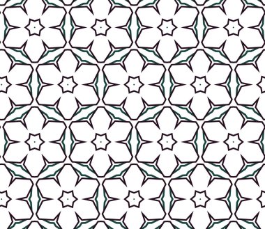 Modern geometrik vektör tasarımı, kusursuz desen çizimi