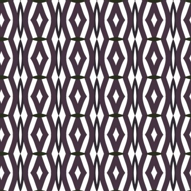 Geometrik süslemeli vektör deseni. Kusursuz tasarım dokusu. 