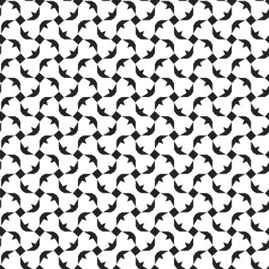 Geometrik süslemeli vektör deseni. Kusursuz tasarım dokusu.