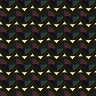 Geometrik süslemeli vektör deseni. Kusursuz tasarım dokusu.