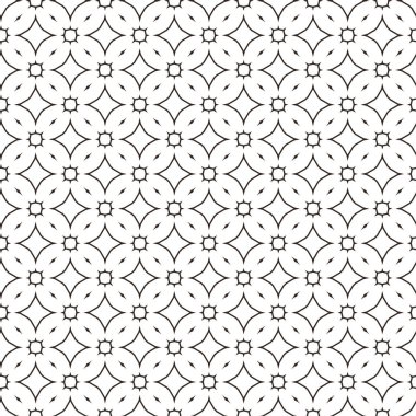 Geometrik süslemeli vektör deseni. Kusursuz tasarım dokusu.