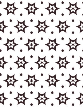 Geometrik süslemeli vektör deseni. Kusursuz tasarım dokusu. 