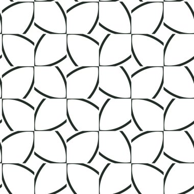 Modern geometrik vektör tasarımı, kusursuz desen çizimi