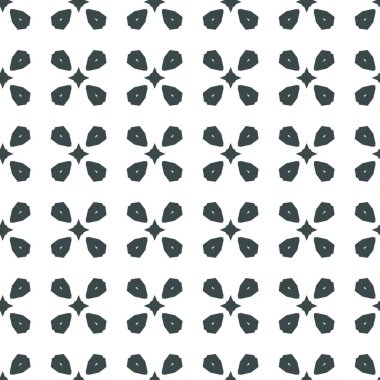 Geometrik süslemeli vektör deseni. Kusursuz tasarım dokusu. 