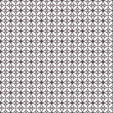 Geometrik süslemeli kusursuz desen. vektör illüstrasyonu