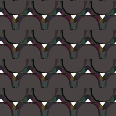 Soyut geometrik şekilli kusursuz desen