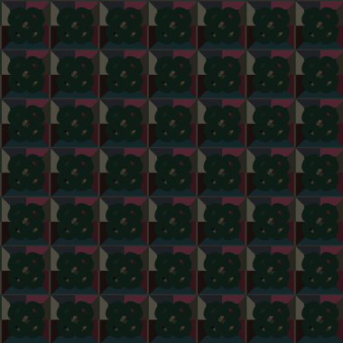 Modern geometrik vektör tasarımı, kusursuz desen çizimi