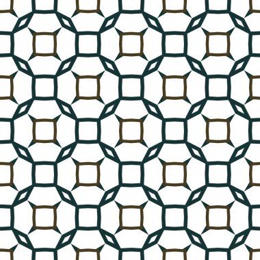 Modern geometrik vektör tasarımı, kusursuz desen çizimi