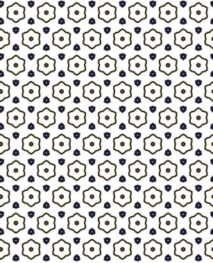 Geometrik süslemeli vektör deseni. Kusursuz tasarım dokusu.