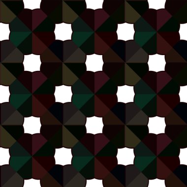 Modern geometrik vektör tasarımı, kusursuz desen çizimi