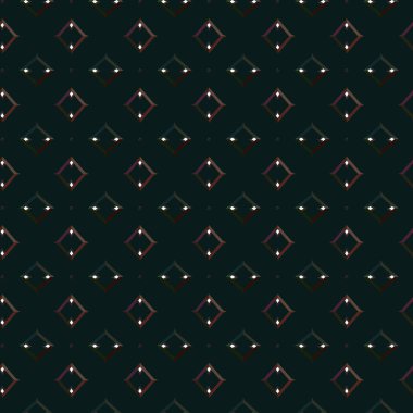 Geometrik süslemeli vektör deseni. Kusursuz tasarım dokusu.