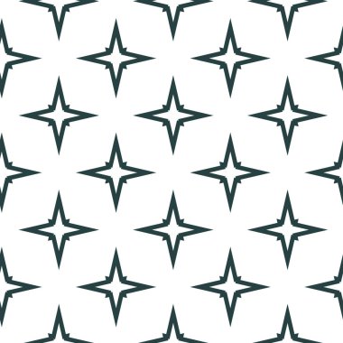 Geometrik süslemeli vektör deseni. Kusursuz tasarım dokusu.