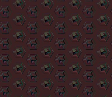 Geometrik süslemeli vektör deseni. Kusursuz tasarım dokusu.