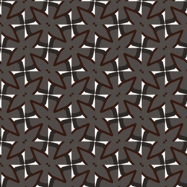 Geometrik şekilli soyut ve kusursuz desen.