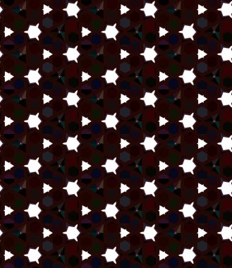 Modern geometrik vektör tasarımı, kusursuz desen çizimi