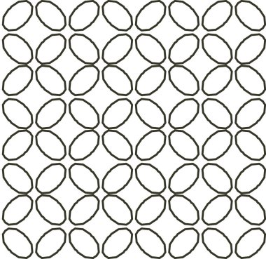 Geometrik süslemeli vektör deseni. Kusursuz tasarım dokusu.