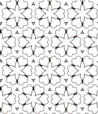 Modern geometrik vektör tasarımı, kusursuz desen çizimi
