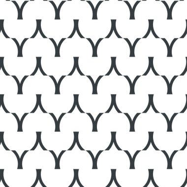 Modern geometrik vektör tasarımı, kusursuz desen çizimi