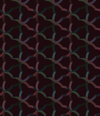 Geometrik süslemeli vektör deseni. Kusursuz tasarım dokusu.