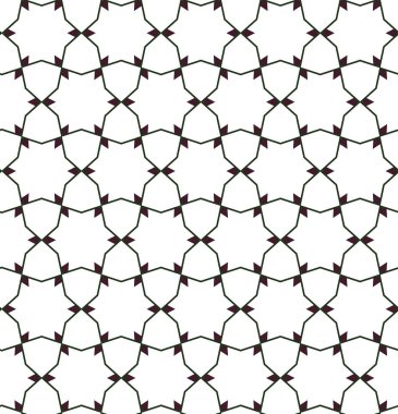 Modern geometrik vektör tasarımı, kusursuz desen çizimi