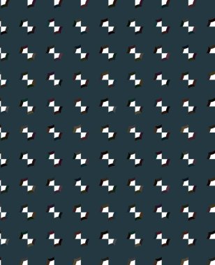 Modern geometrik vektör tasarımı, kusursuz desen çizimi