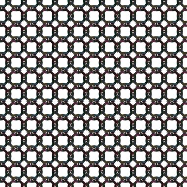 Geometrik süslemeli vektör deseni. Kusursuz tasarım dokusu.