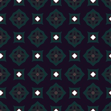 Geometrik süslemeli vektör deseni. Kusursuz tasarım dokusu.