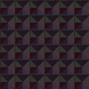 Geometrik süslemeli vektör deseni. Kusursuz tasarım dokusu. 