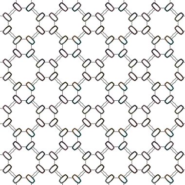 Geometrik süslemeli vektör deseni. Kusursuz tasarım dokusu.