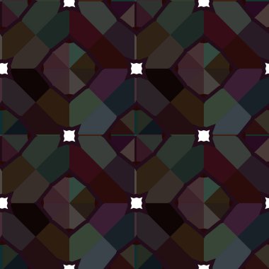 Geometrik süslemeli vektör deseni. Kusursuz tasarım dokusu.