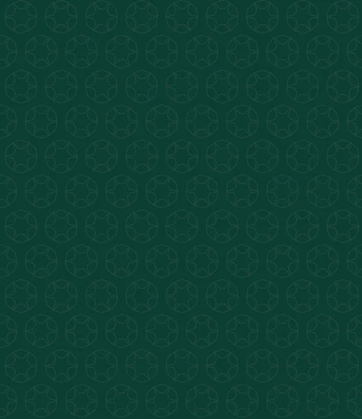 Antikt Sömlöst Mönster Gröna Blad — Stock vektor