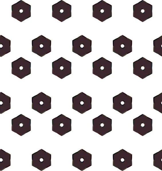 Geometrisches Ornamentales Vektormuster Nahtlose Design Textur — Stockvektor