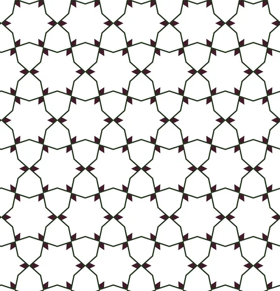 現代の幾何学的ベクトル設計シームレスなパターン図 — ストックベクタ