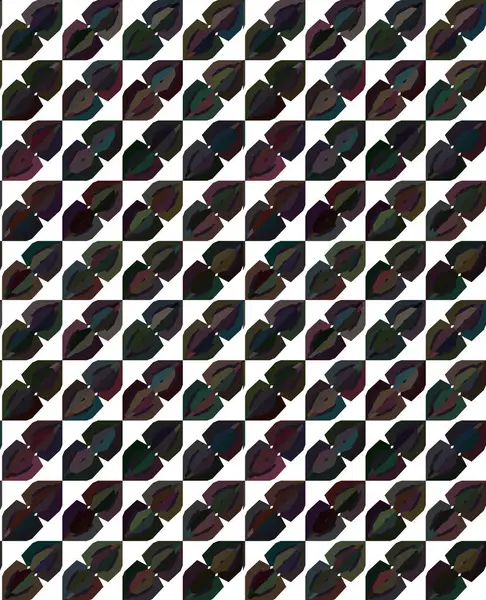 Modern geometrik vektör tasarımı, kusursuz desen çizimi