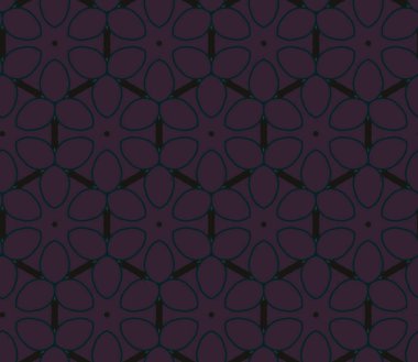 Modern geometrik vektör tasarımı, kusursuz desen çizimi
