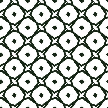 Soyut geometrik şekilli kusursuz desen