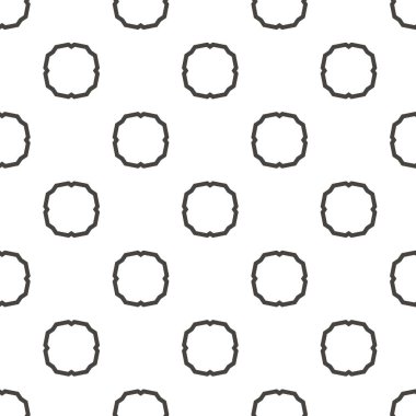 Geometrik süslemeli vektör deseni. Kusursuz tasarım dokusu.