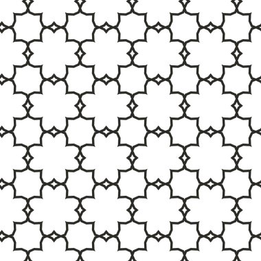 Modern geometrik vektör tasarımı, kusursuz desen çizimi