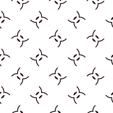 Modern geometrik vektör tasarımı, kusursuz desen çizimi