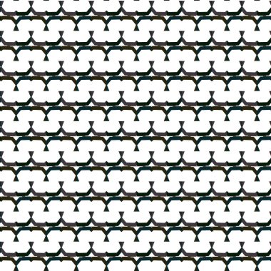 Geometrik süslemeli vektör deseni. Kusursuz tasarım dokusu.