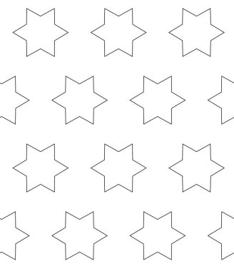 Modern geometrik vektör tasarımı, kusursuz desen çizimi