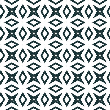 Geometrik süslemeli vektör deseni. Kusursuz tasarım dokusu. 